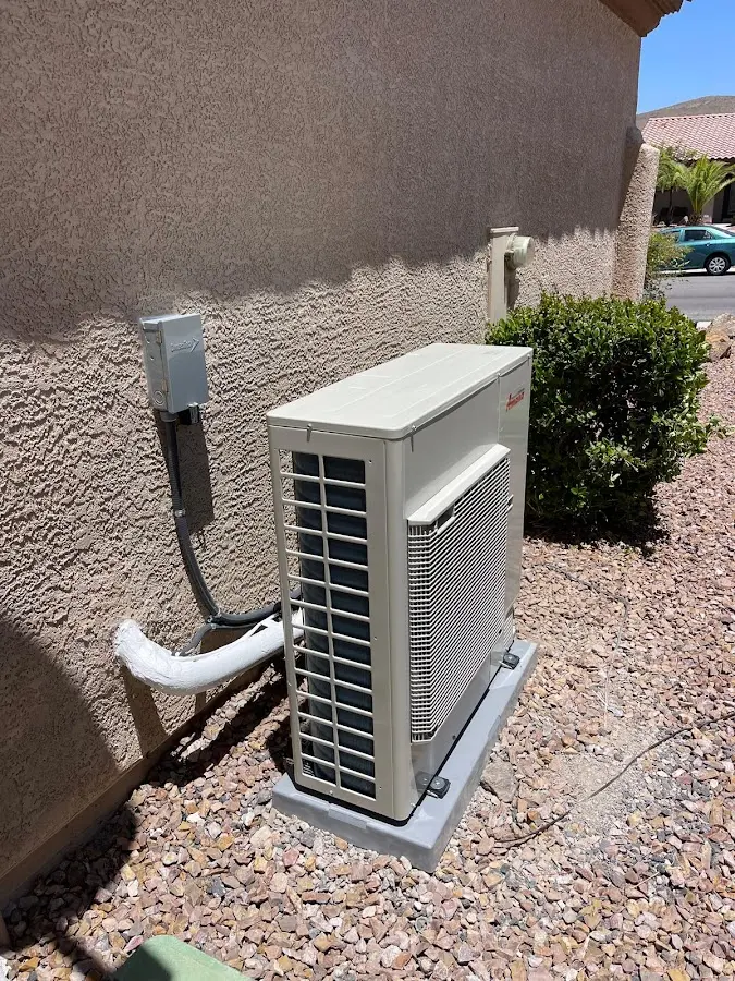 Residential air conditioning condenser unit in Sudden Valley
