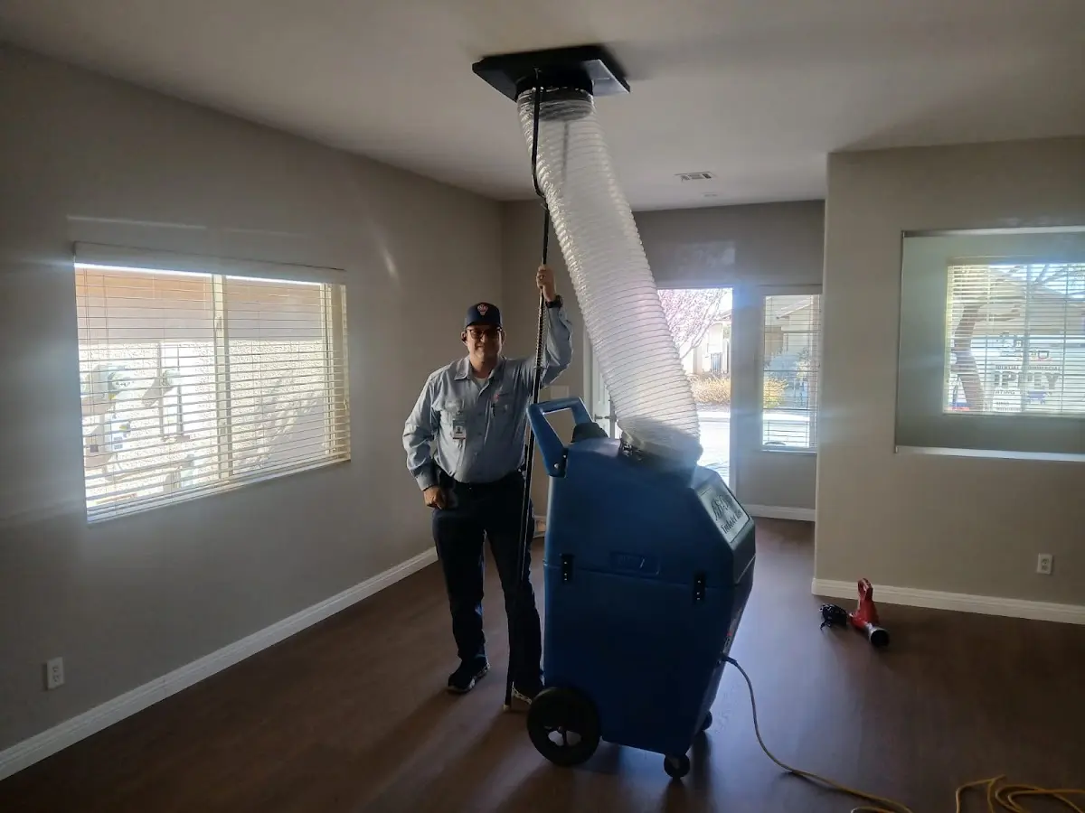 Professional Dryer Vent Cleaning work inside a Sudden Valley home